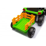 Elektrický traktor s vlečkou BBH-030 na diaľkové ovládanie 2,4G zelená